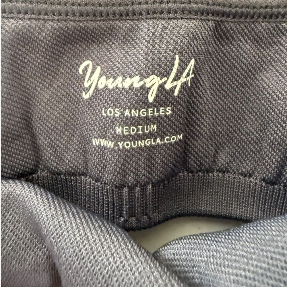 YoungLA Gray Sports Bra Size Medium - Picture 3 of 3